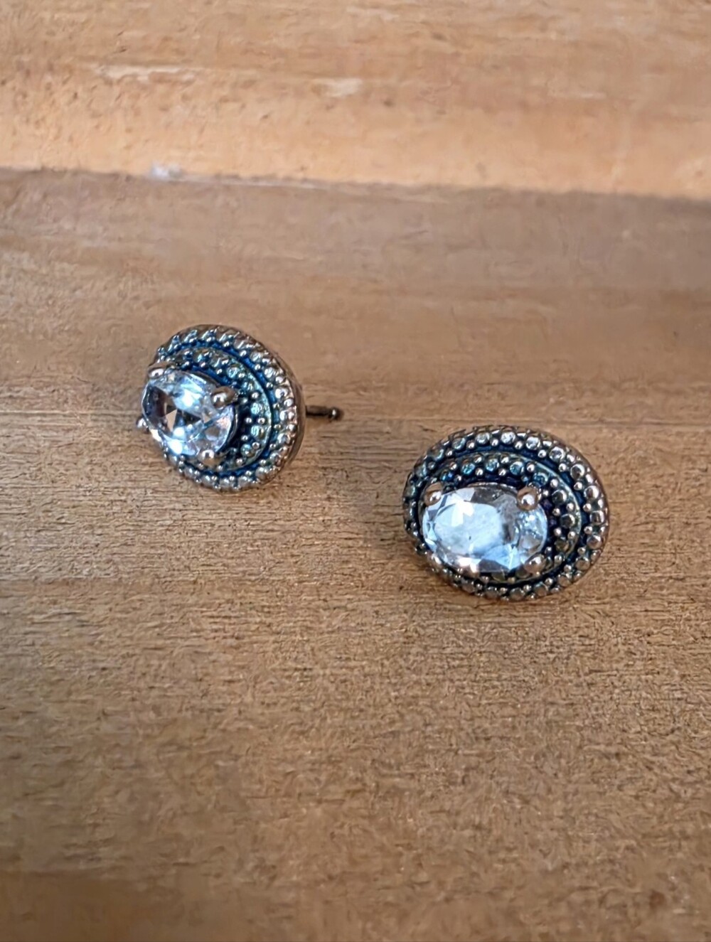 Genuine Blue Topaz Oval Stud Earrings - R.H. Macy & Co. Fine Jewelry